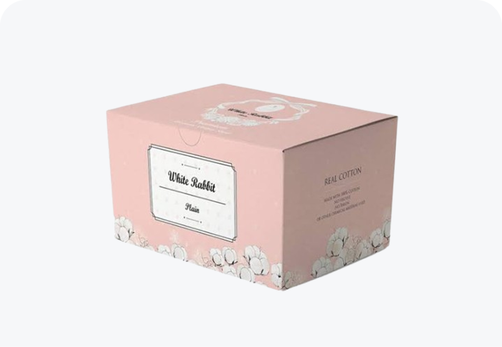 Cleansing Cotton Packaging Boxes