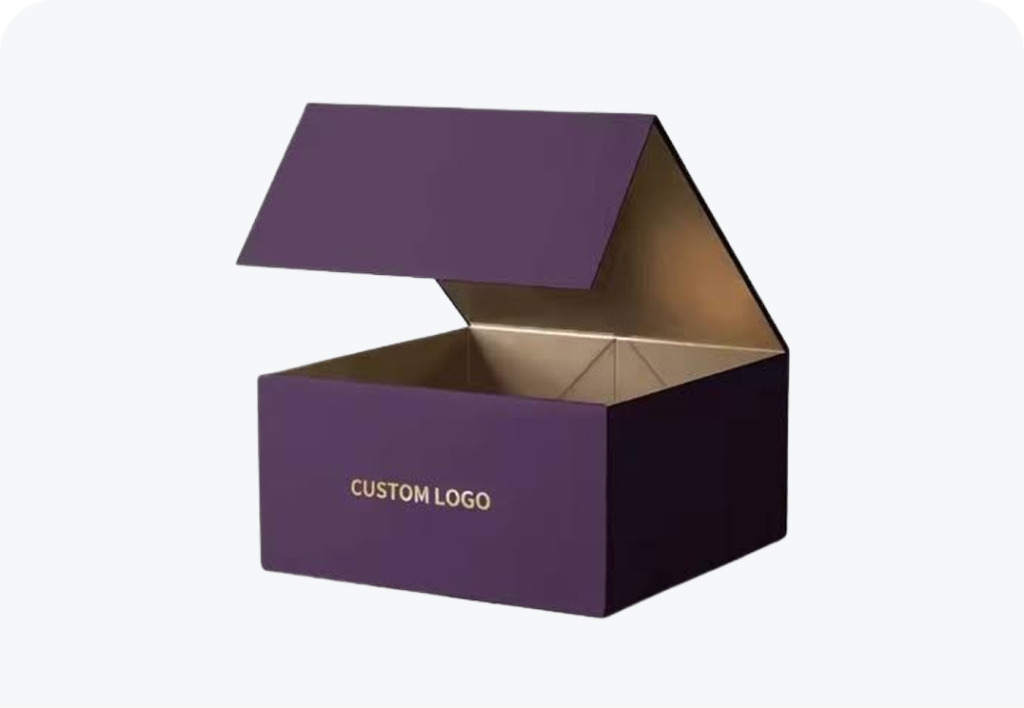Luxury Apparel Boxes with Gold Foil Logo