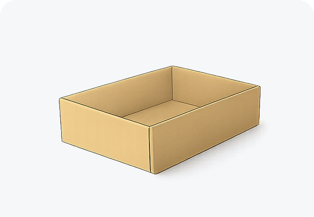 Four Corner Tray Boxes