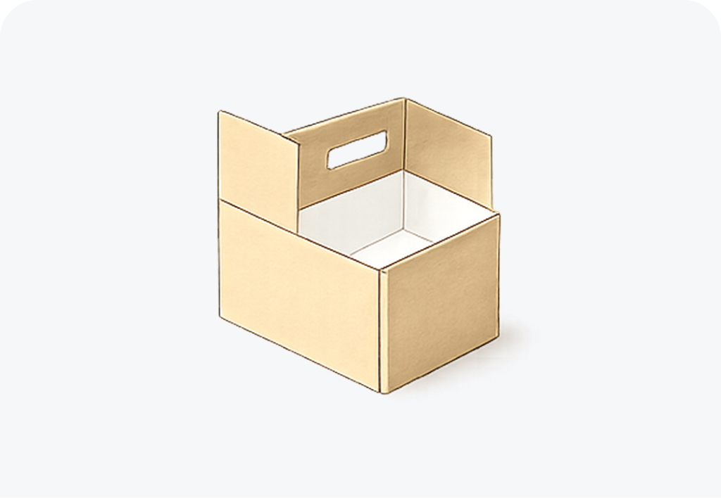 Glass carrier boxes