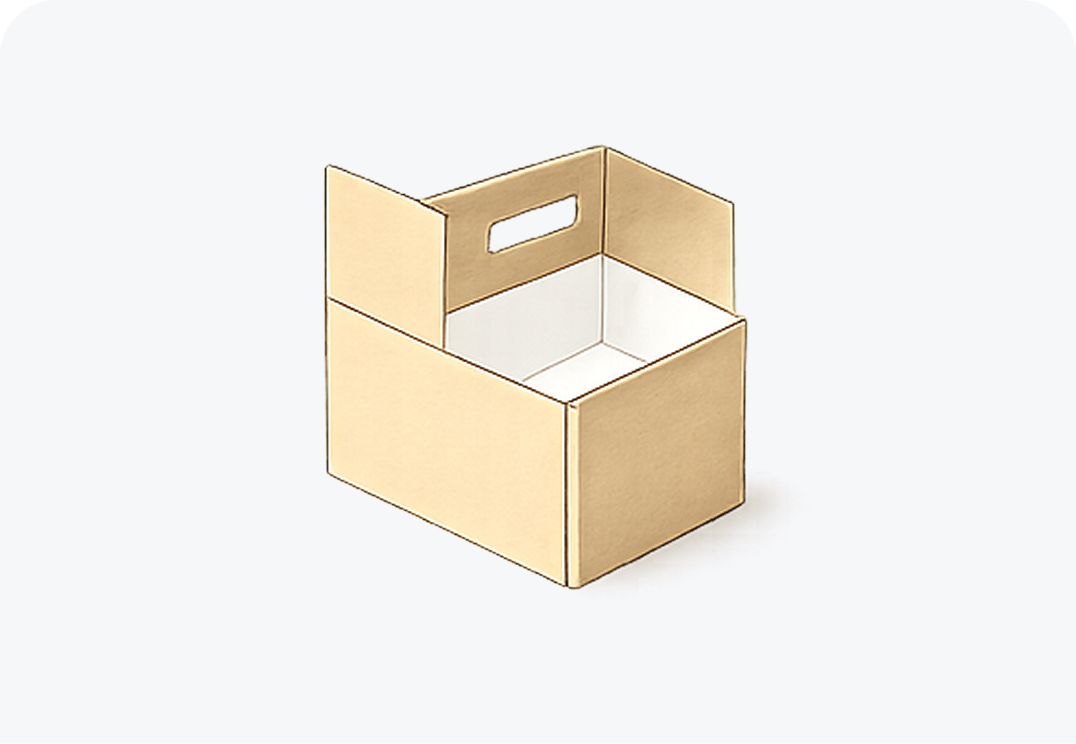 Glass carrier boxes