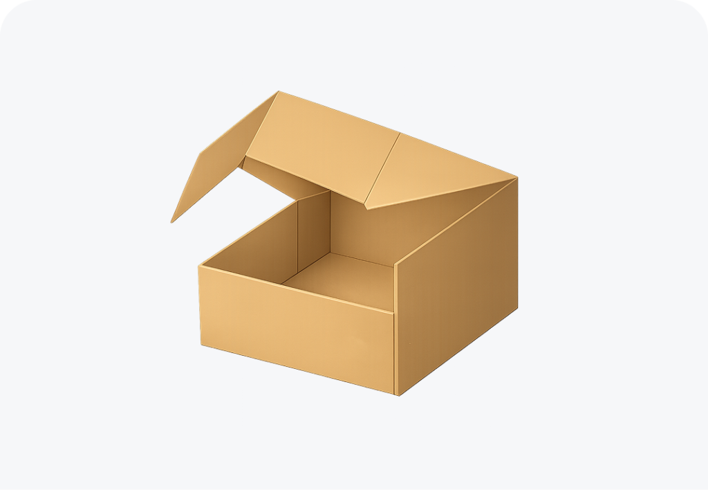 Four corner with display lid boxes
