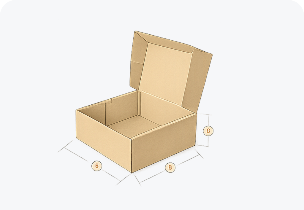 Four Corner Cake Boxes