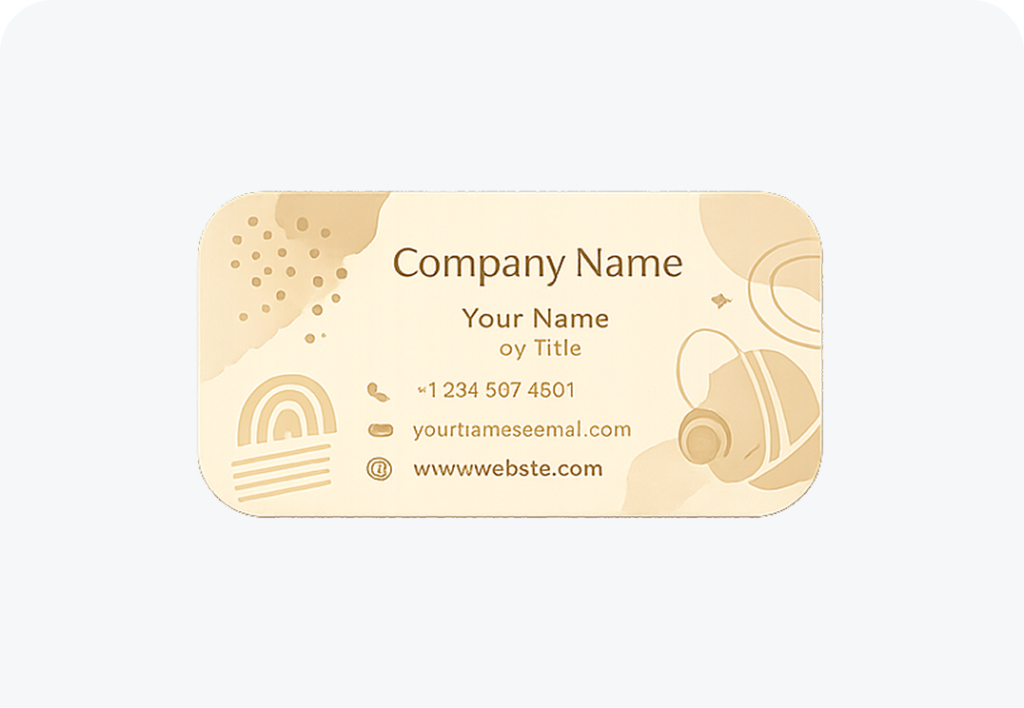 Rounded corner card